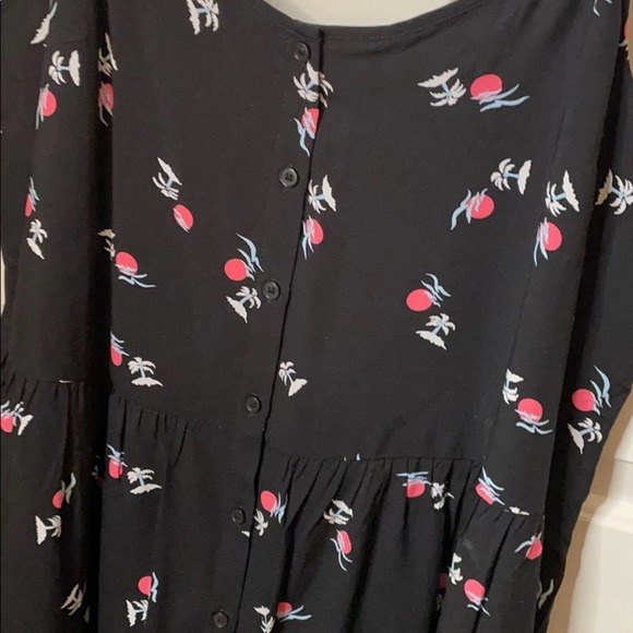 Levi’s palm tree black sundress NWT Large - Picture 5 of 9